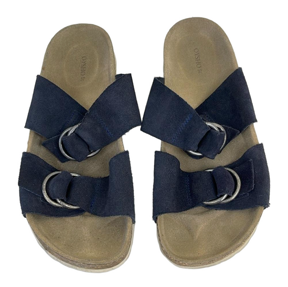 Oysho two-strap sandals size 37 US 6.5 - Picture 1 of 6